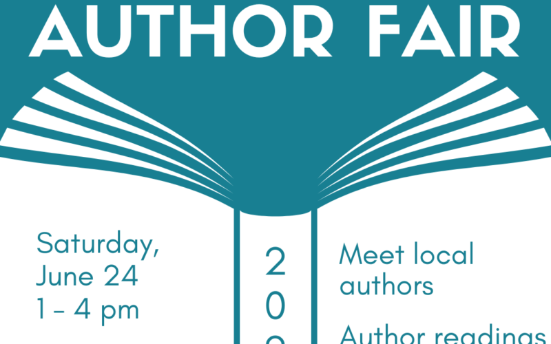 Local Author Fair, Saturday, June 24, 1-4 PM, Mebane Public Library